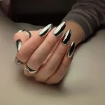 Top 25 Silver Chrome Nail Art Ideas for 2024