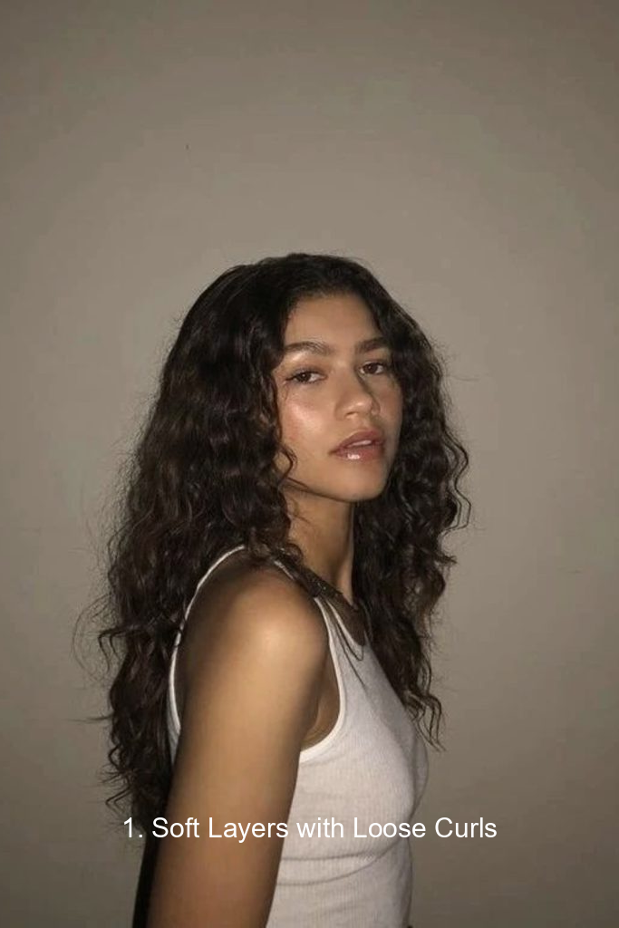 1. Soft Layers with Loose Curls