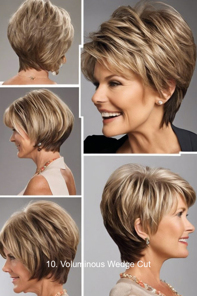 10. Voluminous Wedge Cut