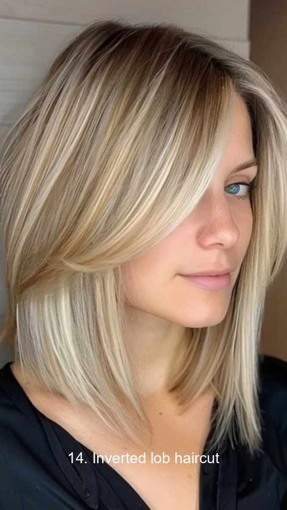 14. Inverted lob haircut