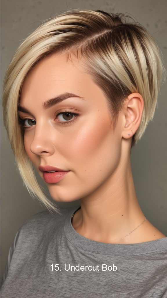 15. Undercut Bob