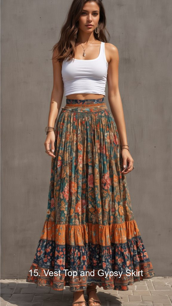 15. Vest Top and Gypsy Skirt