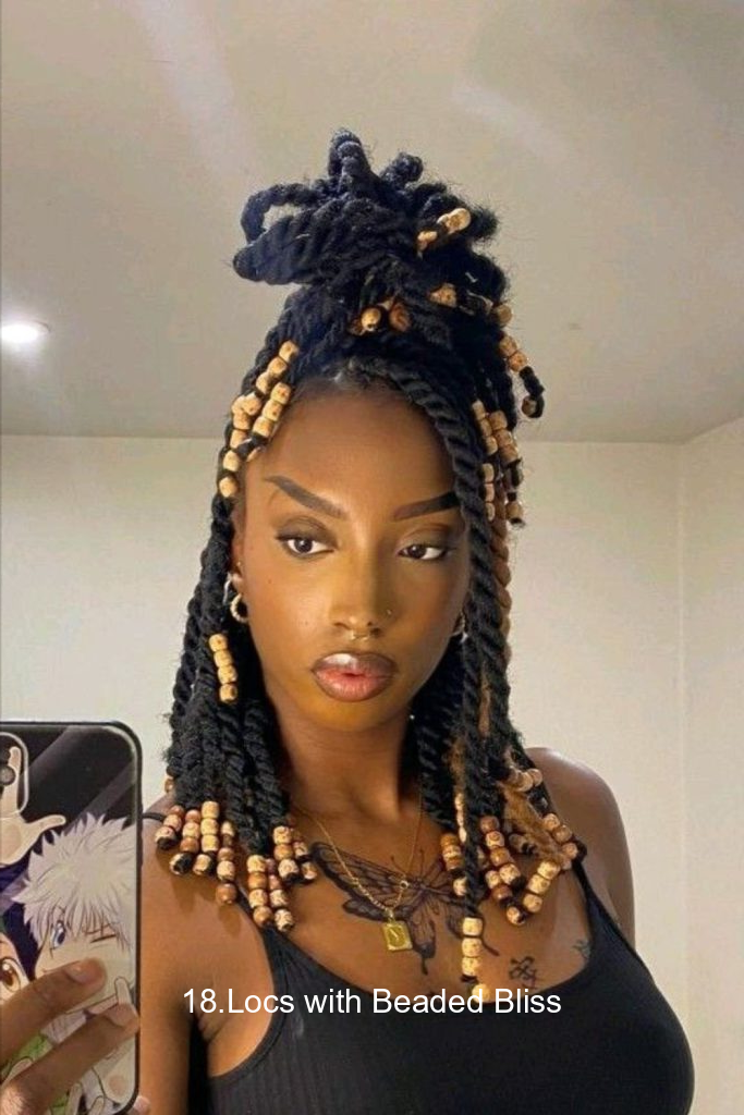 18.Locs with Beaded Bliss