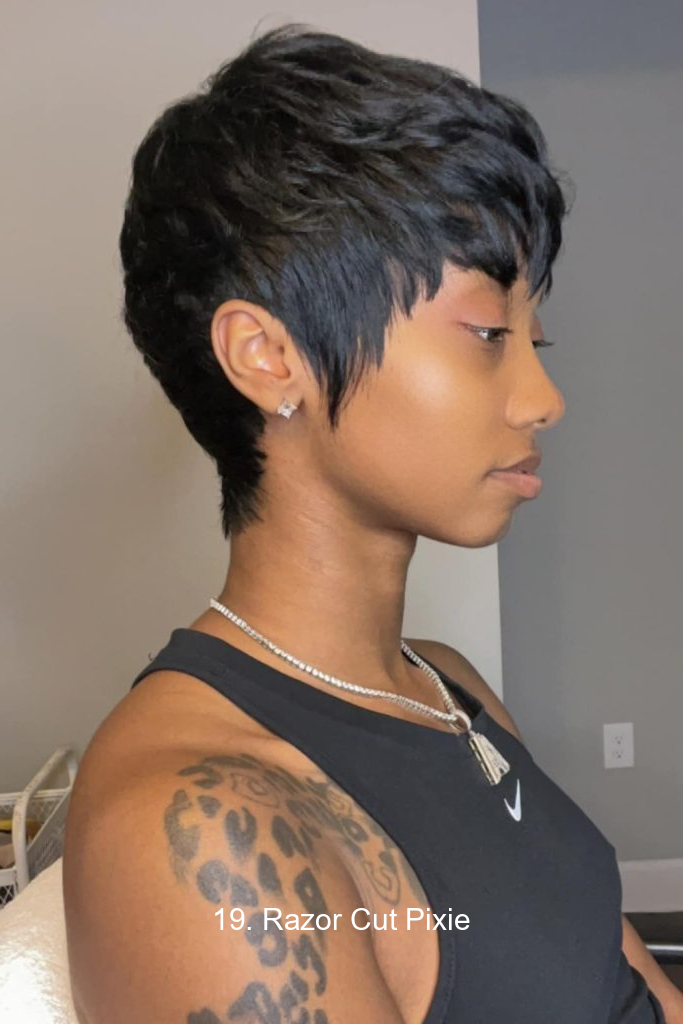 19. Razor Cut Pixie
