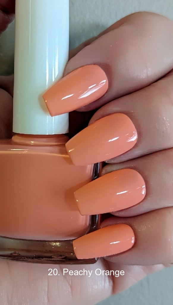 20. Peachy Orange