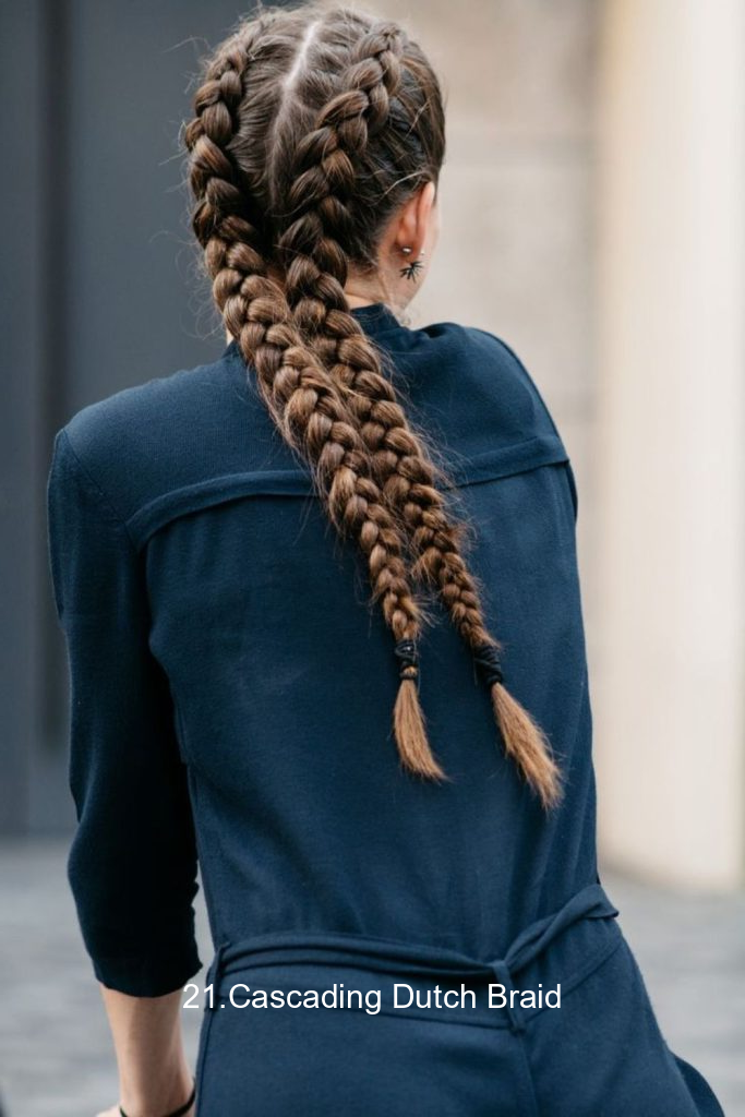 21.Cascading Dutch Braid