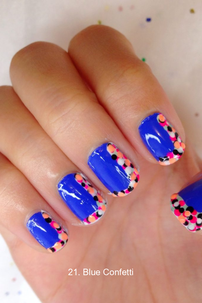 21. Blue Confetti