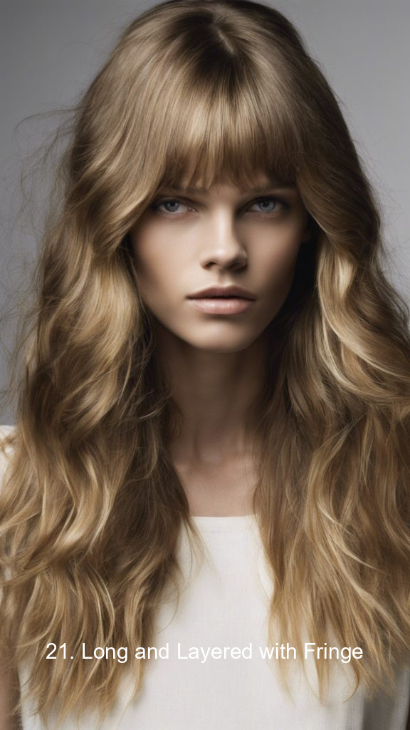 21. Long and Layered with Fringe