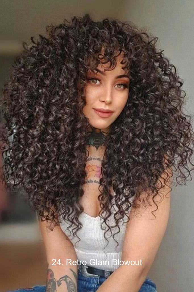 24. Retro Glam Blowout