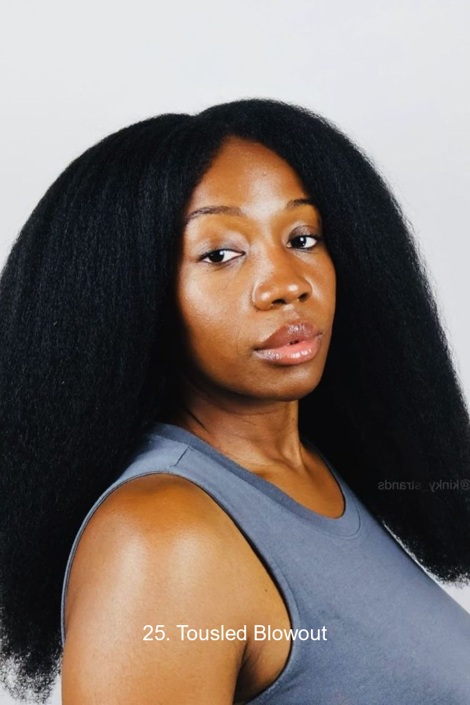 25. Tousled Blowout