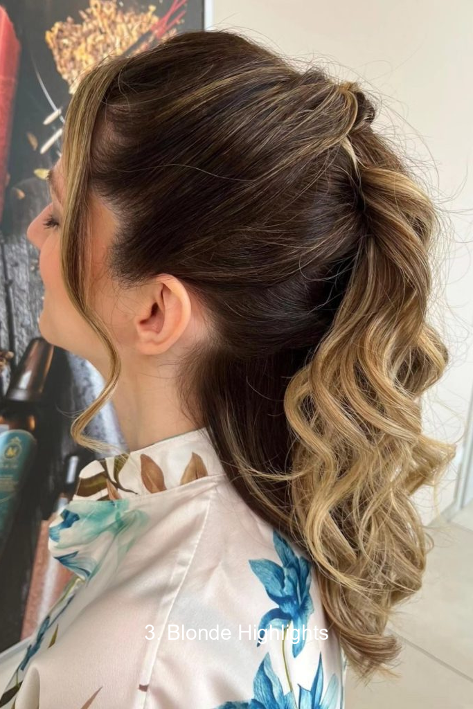 3. Blonde Highlights