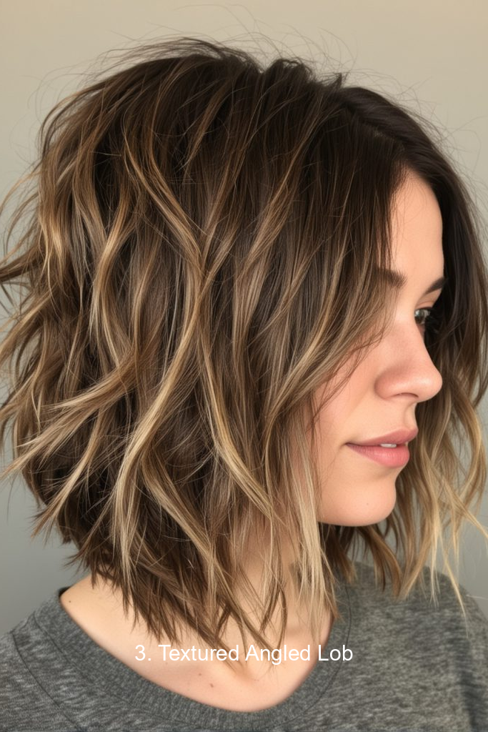 3. Textured Angled Lob