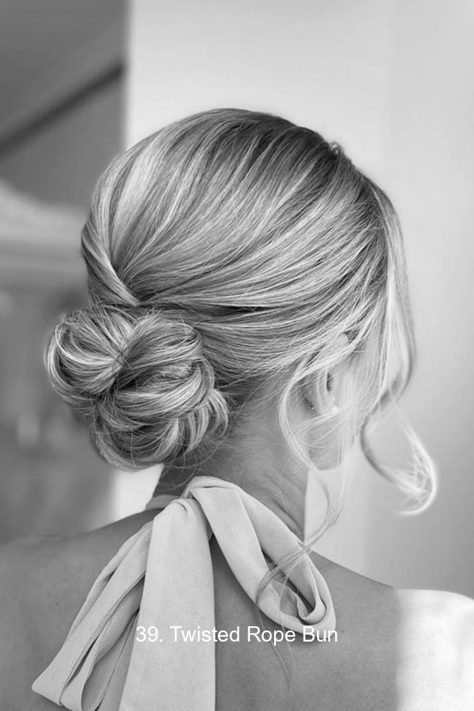 39. Twisted Rope Bun