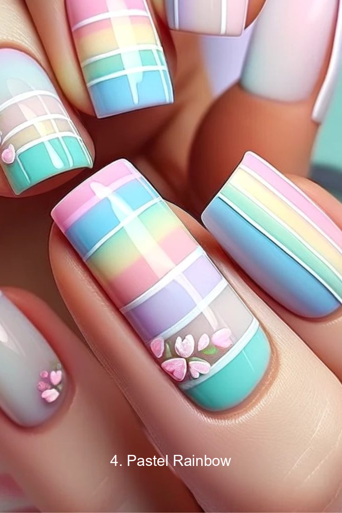 4. Pastel Rainbow