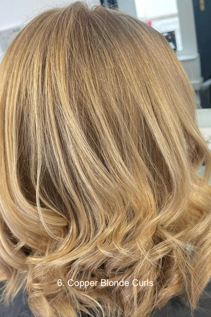 6. Copper Blonde Curls