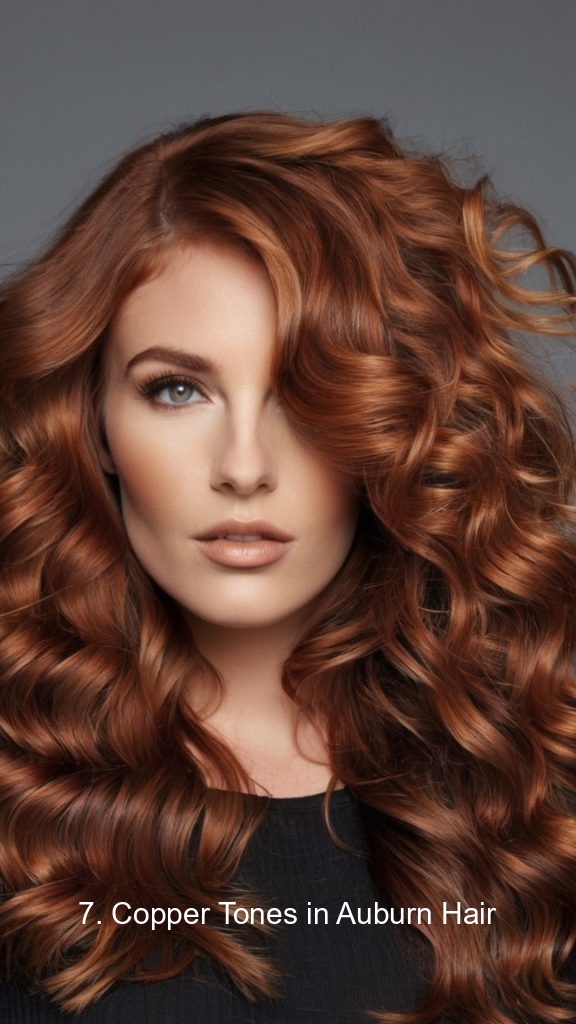 7. Copper Tones in Auburn Hair