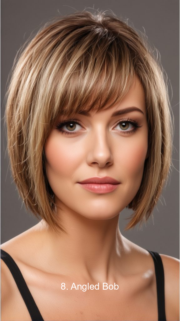 8. Angled Bob