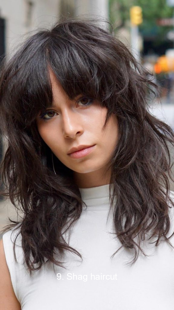 9. Shag haircut